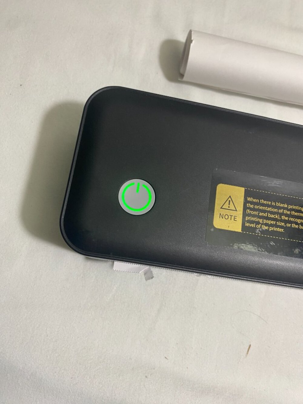 Portable Wireless A4 Thermal Printer Bluetooth USB-C w/ Paper Roll Tested Works - Picture 2 of 7